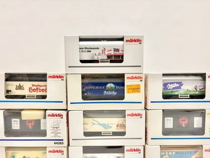 Märklin 10x Güterwagen/ Werbewagen Konvolut AC H0