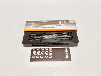 Märklin 8560 Tracks Electromagnetic Crossing Turnout Z