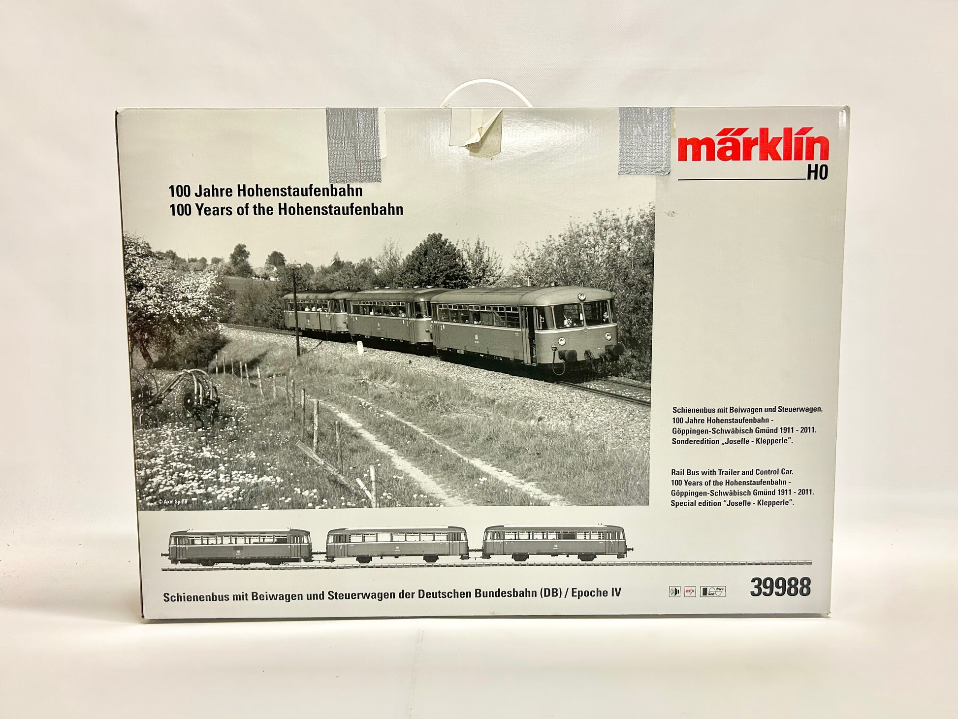 Märklin 39988 Mfx-Digital + Sound Schienenbus Sondermodell Triebwagen ...