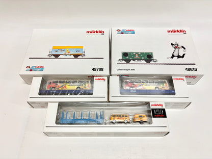 Märklin Jahreswagen 1.FC Konvolut 48709 48707 48708 48610 AC H0