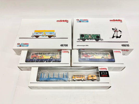 Märklin Jahreswagen 1.FC Konvolut 48709 48707 48708 48610 AC H0
