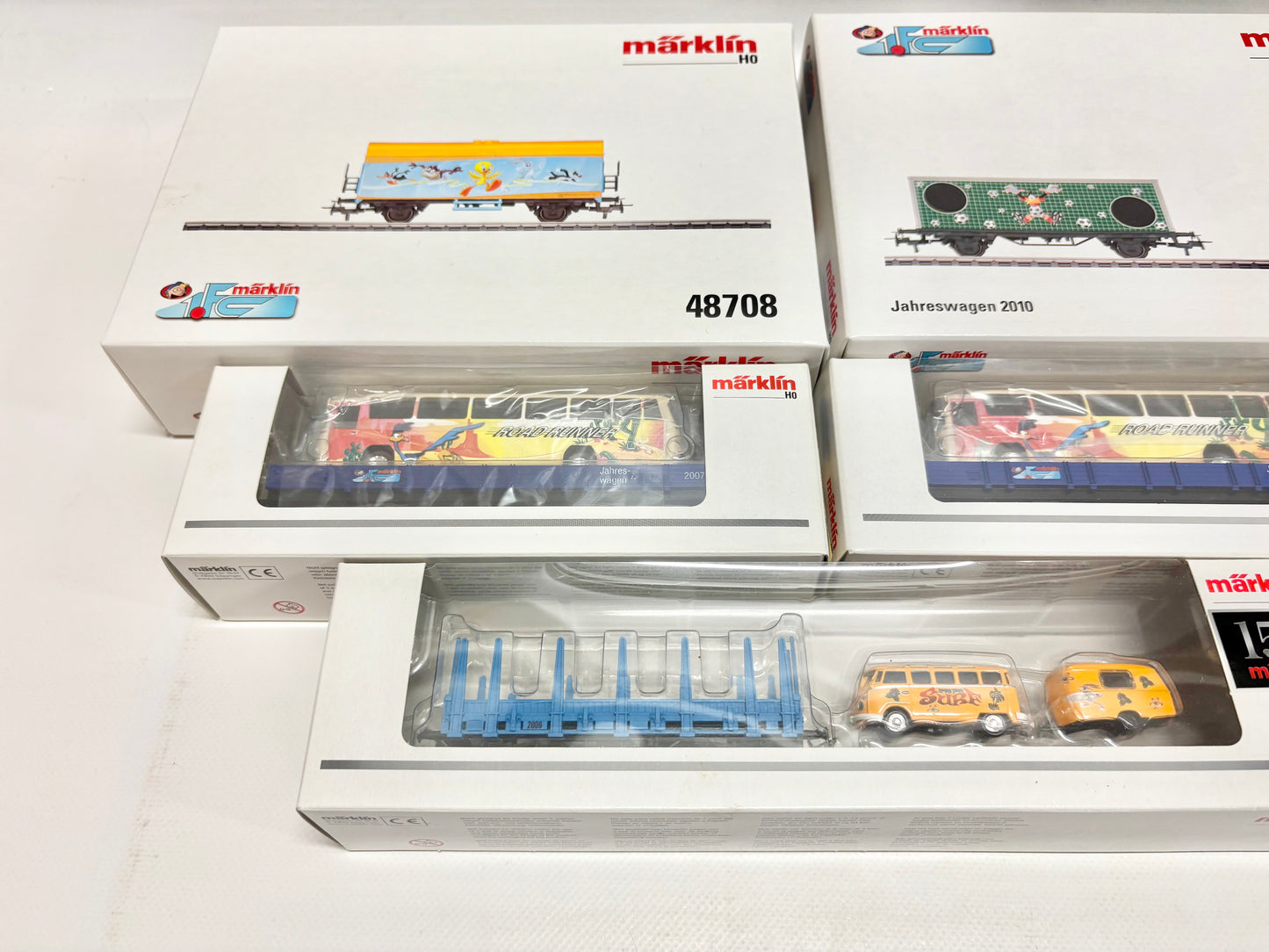 Märklin Jahreswagen 1.FC Konvolut 48709 48707 48708 48610 AC H0