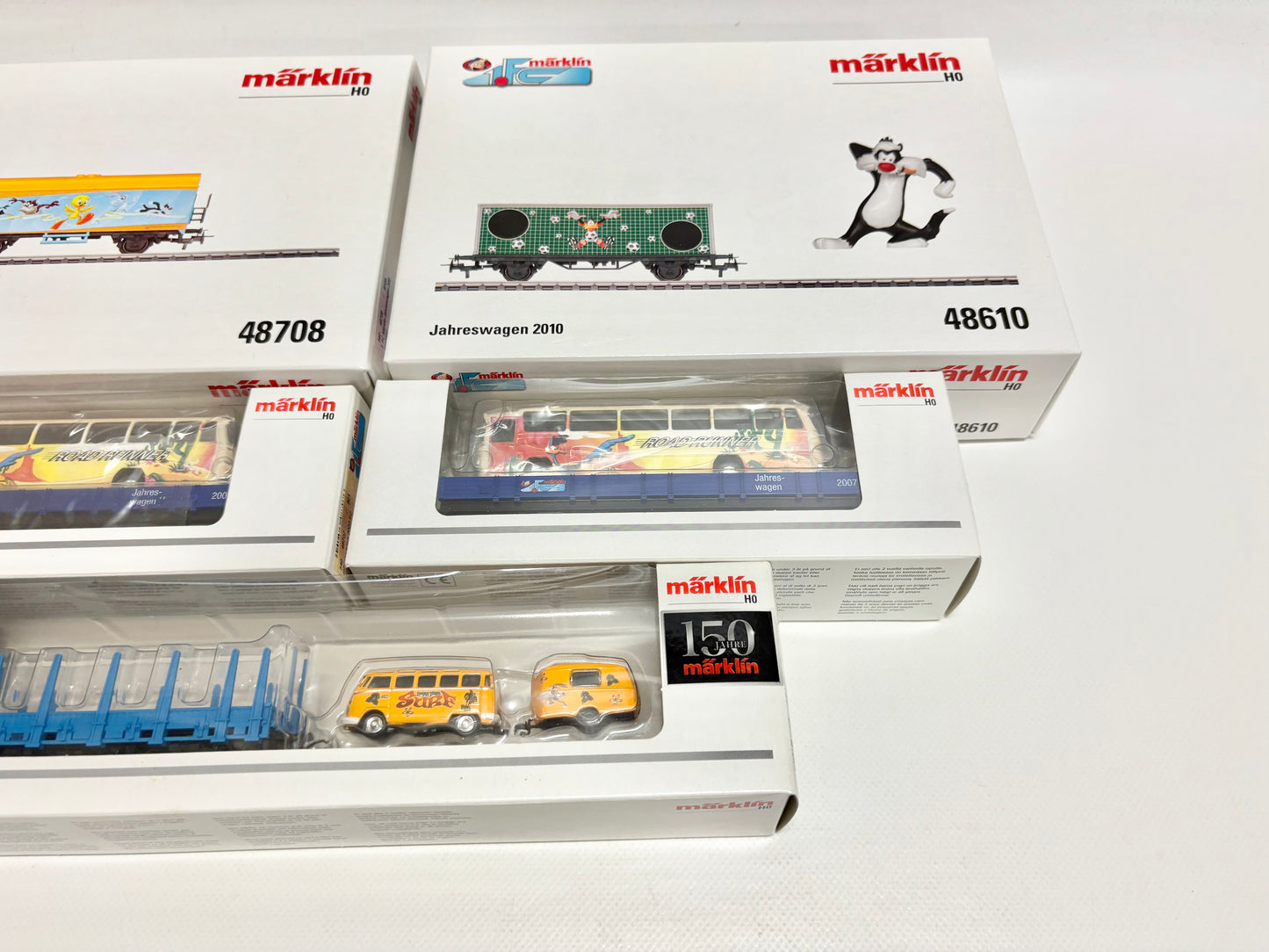 Märklin Jahreswagen 1.FC Konvolut 48709 48707 48708 48610 AC H0
