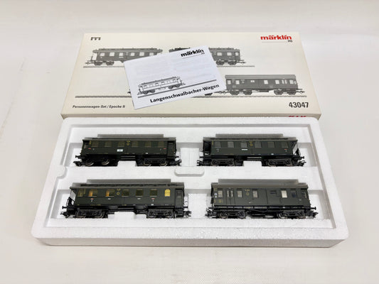 Märklin 43047 Wagen-Set Personenwagen Langenschwalbacher DRG AC H0