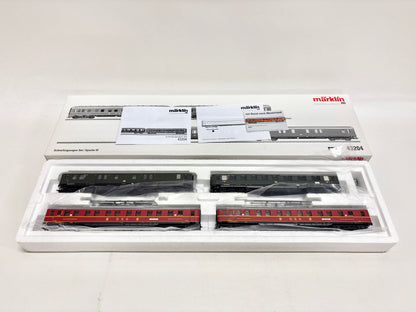 Märklin 43204 Wagen-Set Schnellzugwagen Personenwagen mit Innenbeleuchtung DB AC H0