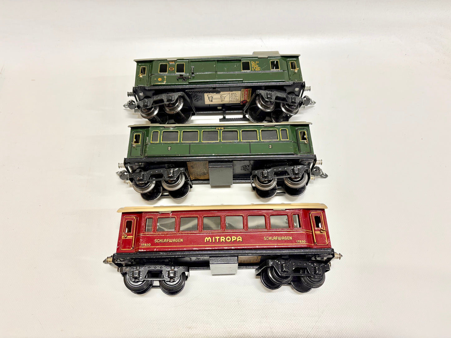Märklin 17540 17510 17530 Personenzug Spur 0