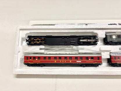 Märklin 43204 Wagen-Set Schnellzugwagen Personenwagen mit Innenbeleuchtung DB AC H0