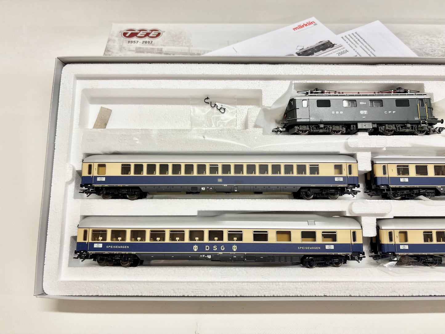 Märklin 26604 Mfx+ Digital & Sound Zugpackung TEE-Schnellzug "Rheingold" SBB AC H0