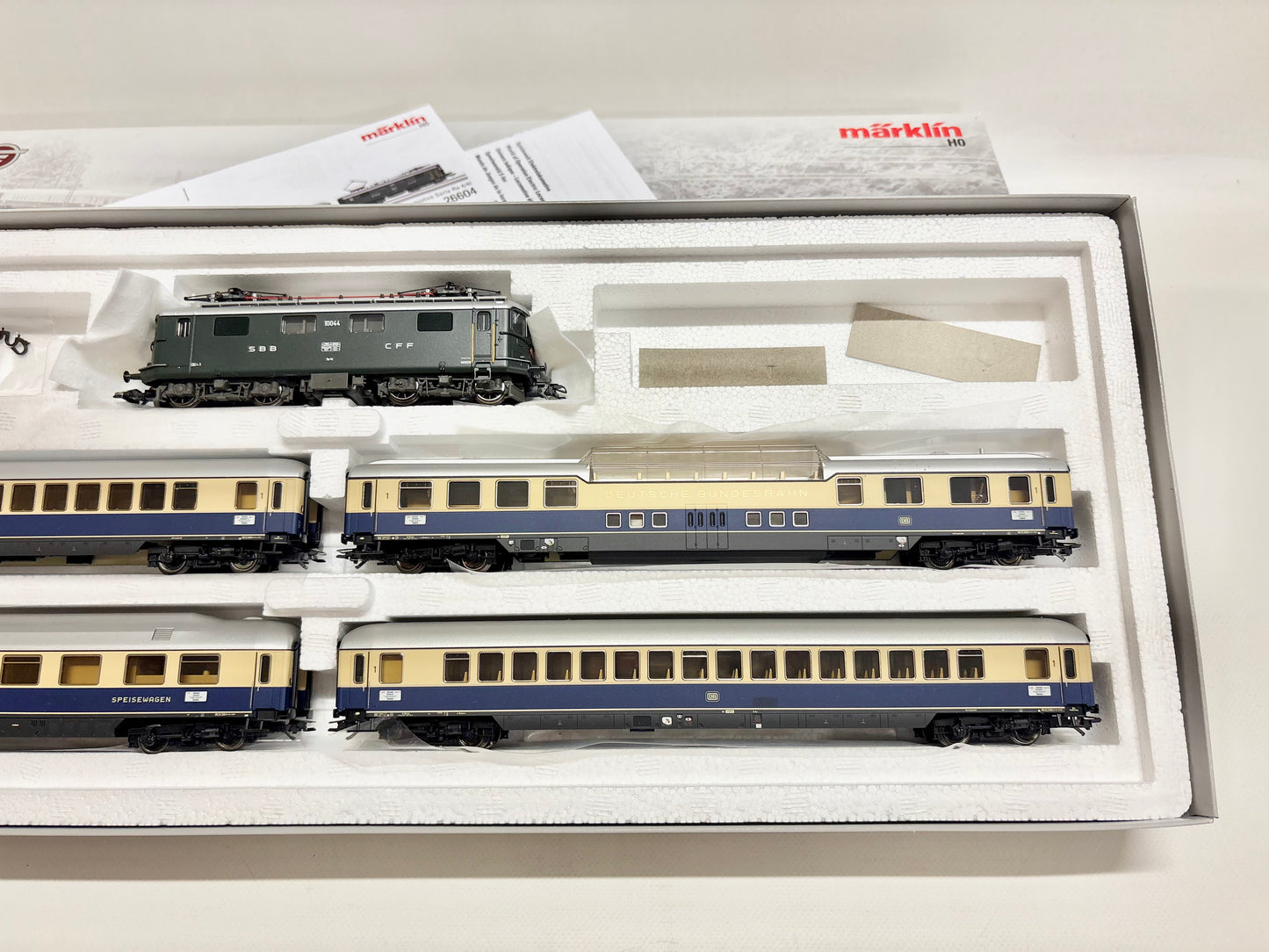 Märklin 26604 Mfx+ Digital & Sound Zugpackung TEE-Schnellzug "Rheingold" SBB AC H0
