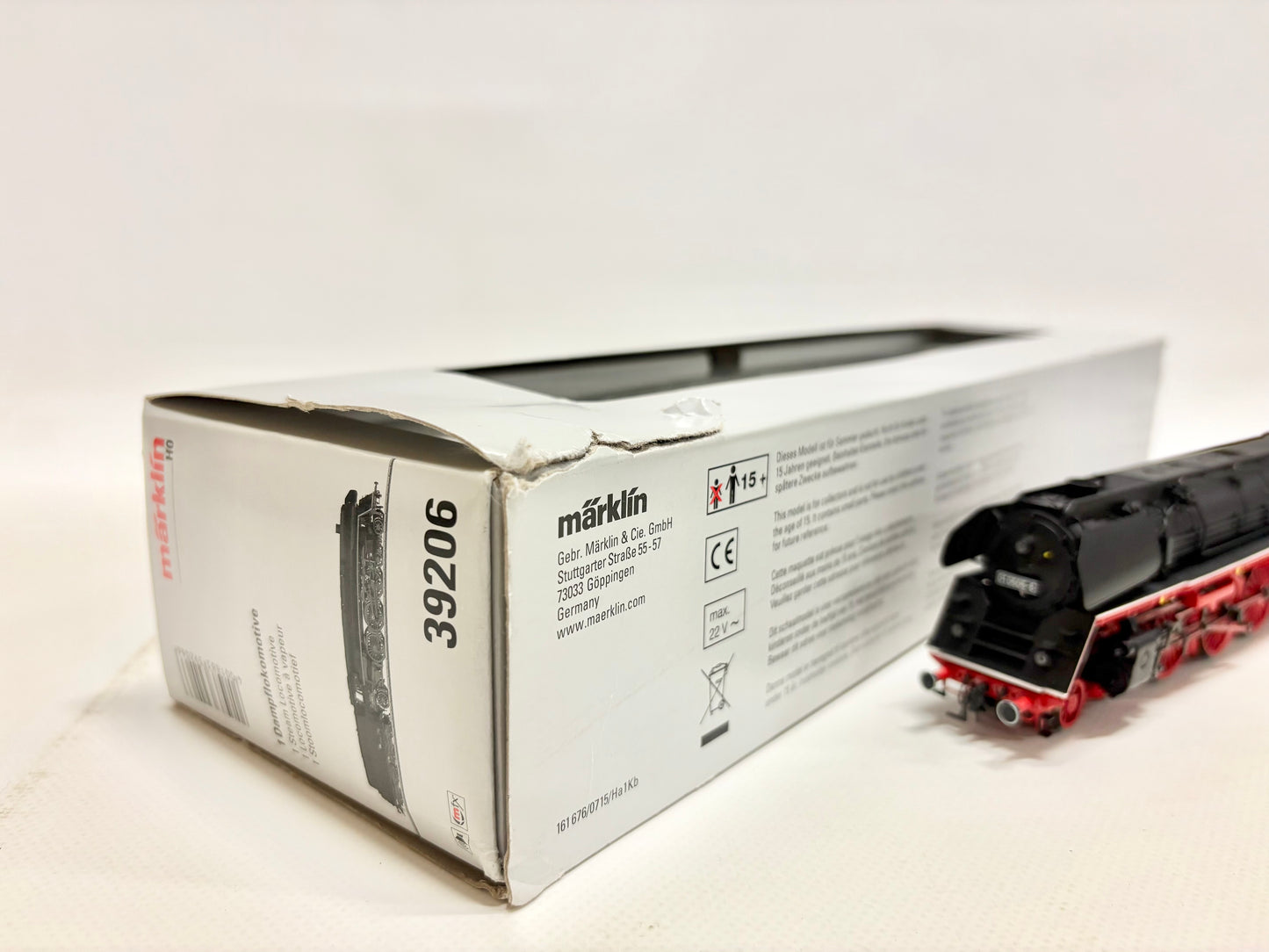 Märklin 39206 Mfx-Digital + Sound Dampflok Br 01 0505-6 DR AC H0