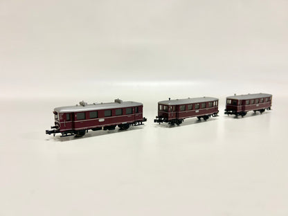 Minitrix 2090 & 2092 Dieseltriebwagen mit Beiwagen VT 75 DB Spur N