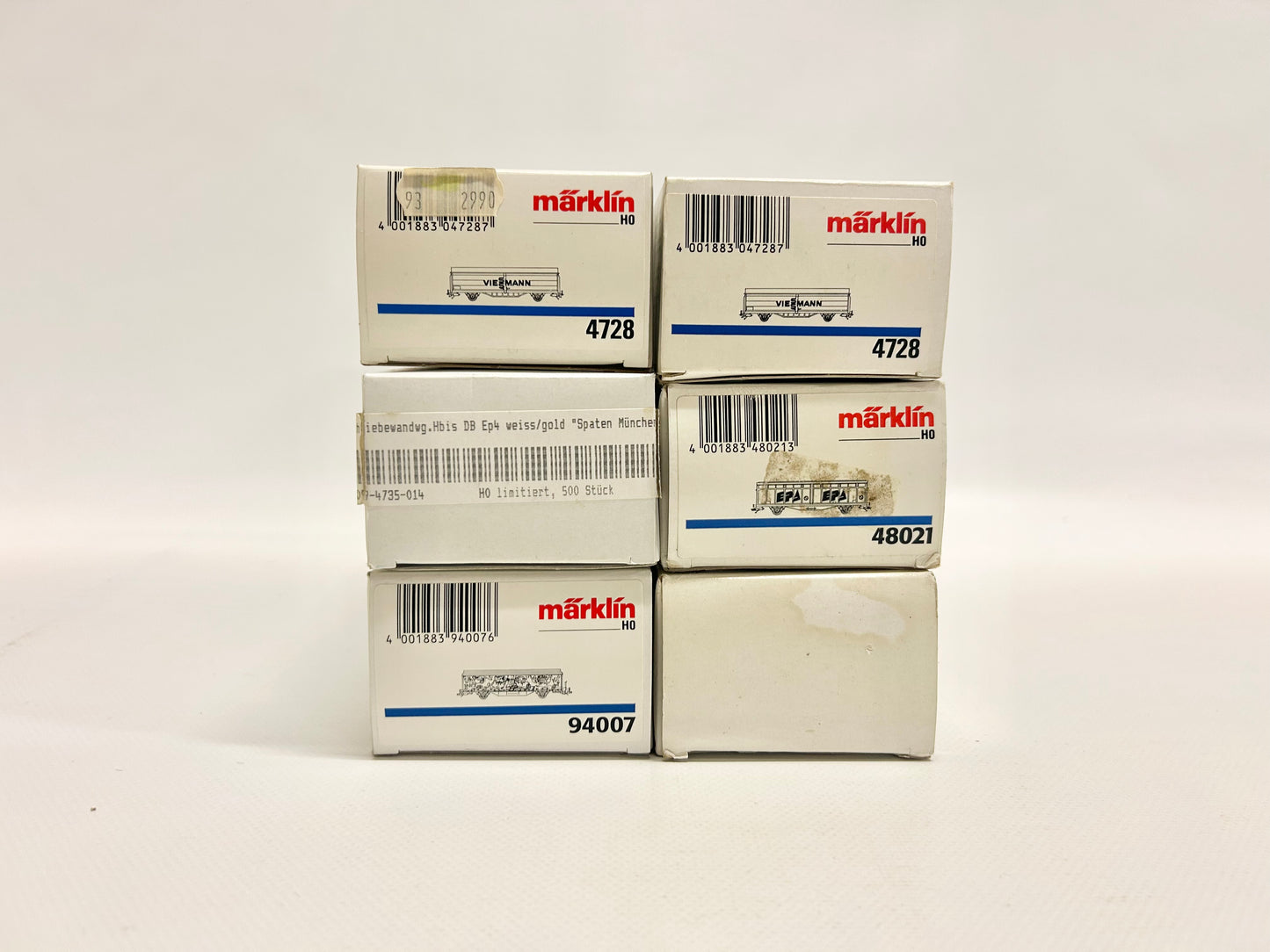 Märklin 4728 94007 48021 Containerwagen SBB H0