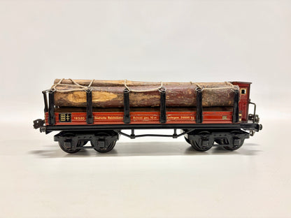 Märklin 18520 Rungenwagen mit Langholz Spur 0