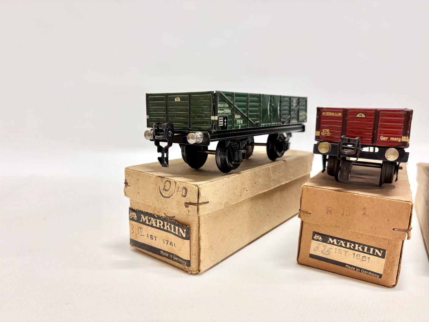 Märklin 1761 1661 1764 Güterwagen Konvolut mit OVP Spur 0