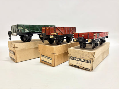 Märklin 1761 1661 1764 Güterwagen Konvolut mit OVP Spur 0