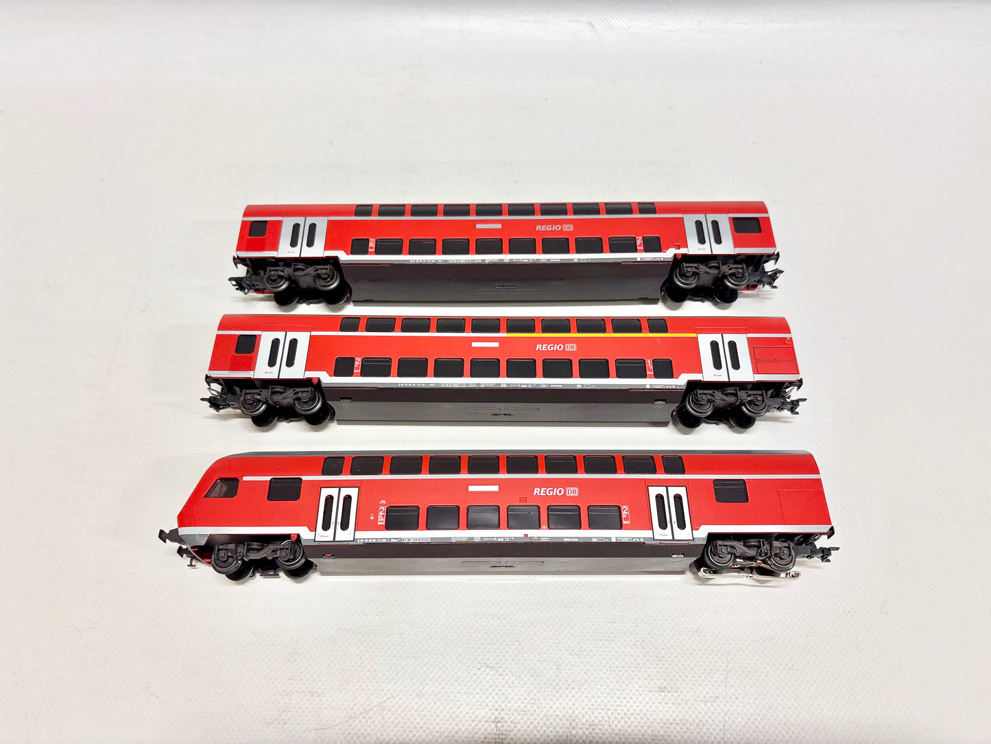 Märklin 3x Regio Doppelstockwagen DB AC H0