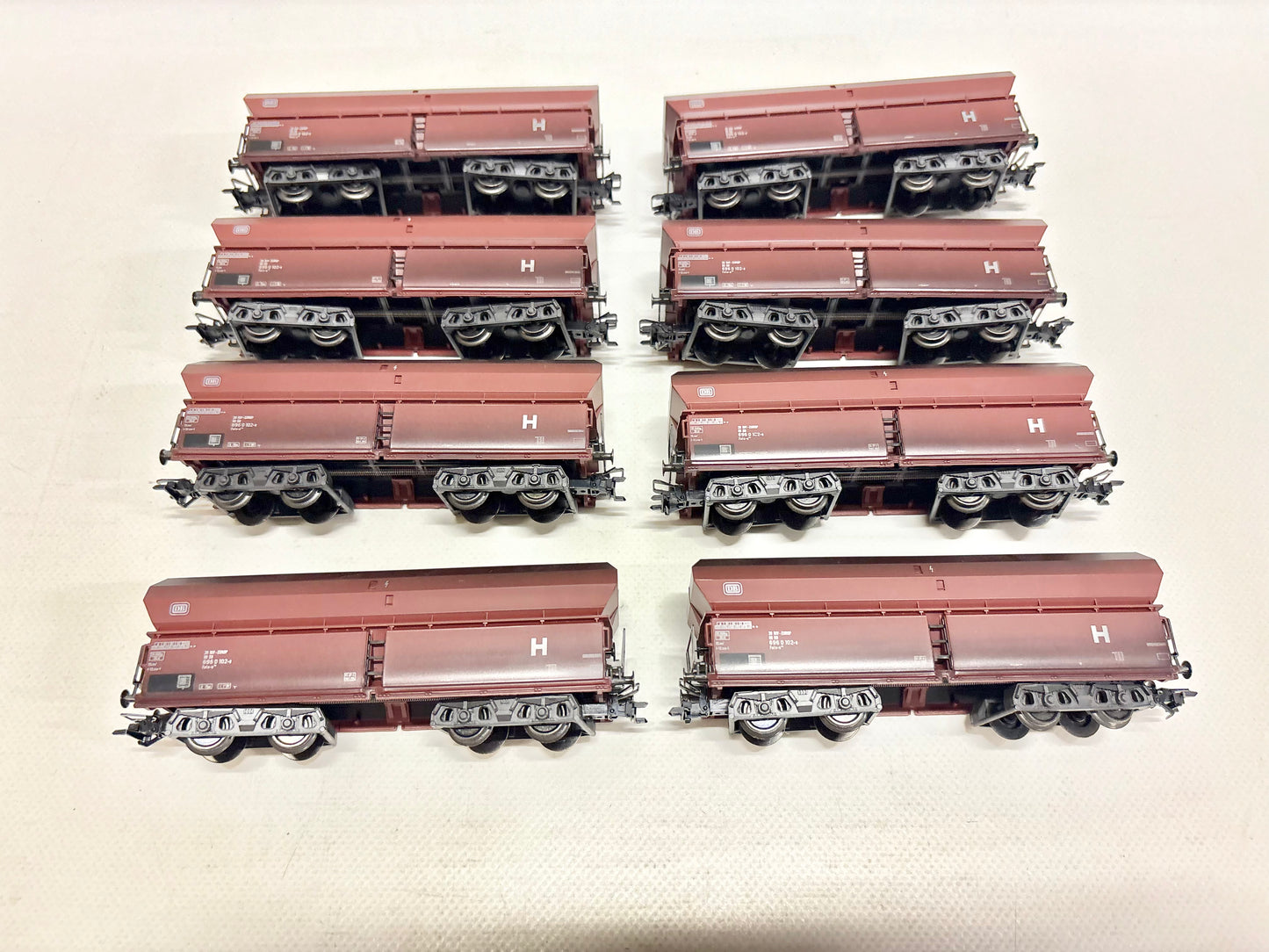 Märklin 8x Großgüterwagen DB AC H0