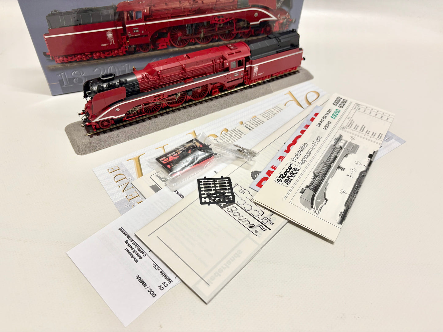 Roco 69203 Digital + Sound AC Dampflok Br 18 201 DR AC H0