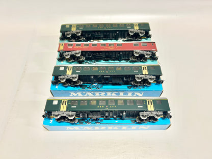 Märklin 4066 4068 4x Schnellzugwagen Personenwagen SBB AC H0