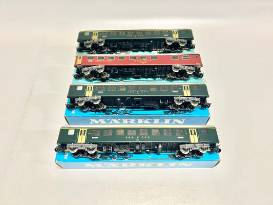 Märklin 4066 4068 4x Schnellzugwagen Personenwagen SBB AC H0