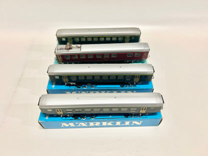 Märklin 4066 4068 4x Schnellzugwagen Personenwagen SBB AC H0