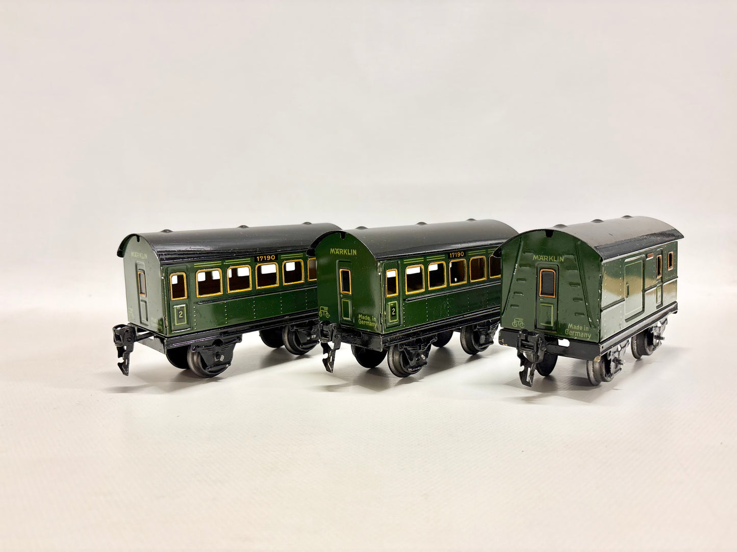 Märklin R 12890/3 Zugpackung Dampflok mit Personenzug Spur 0