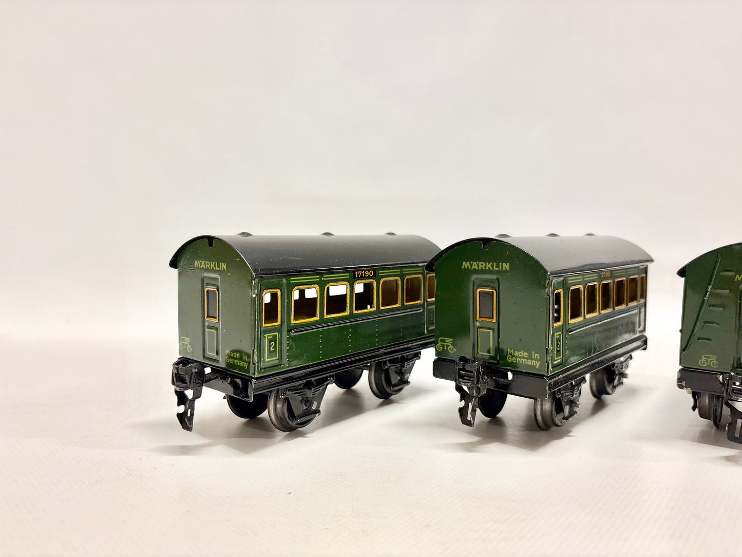 Märklin R 12890/3 Zugpackung Dampflok mit Personenzug Spur 0
