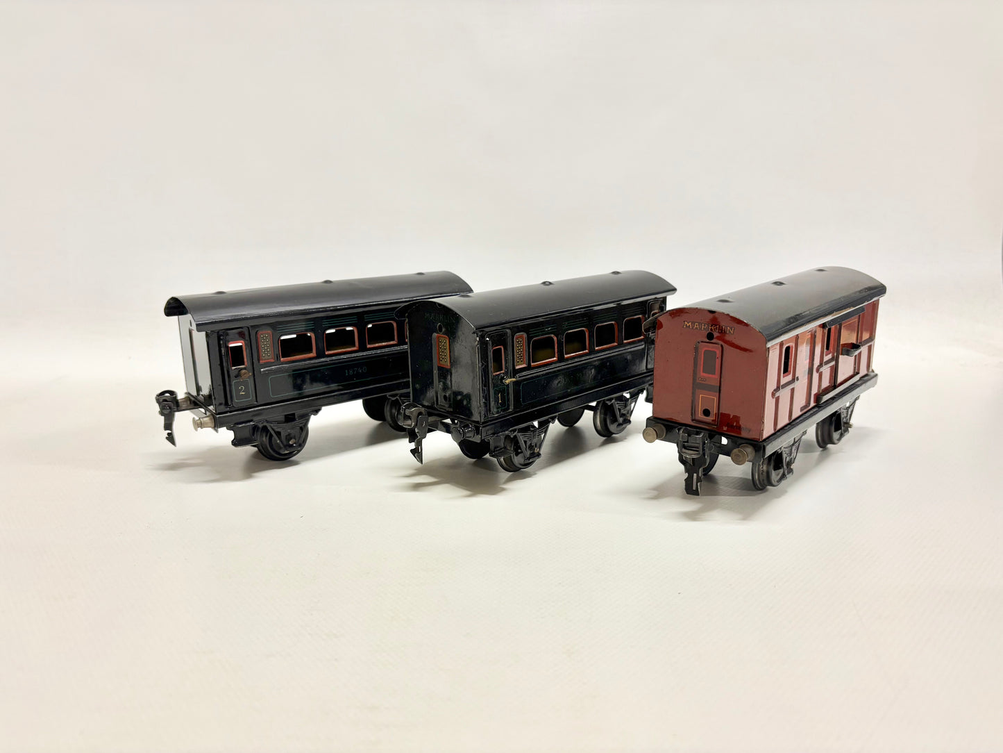 Märklin R 13940/74/3 Zugpackung Dampflok mit Personenzug Spur 0