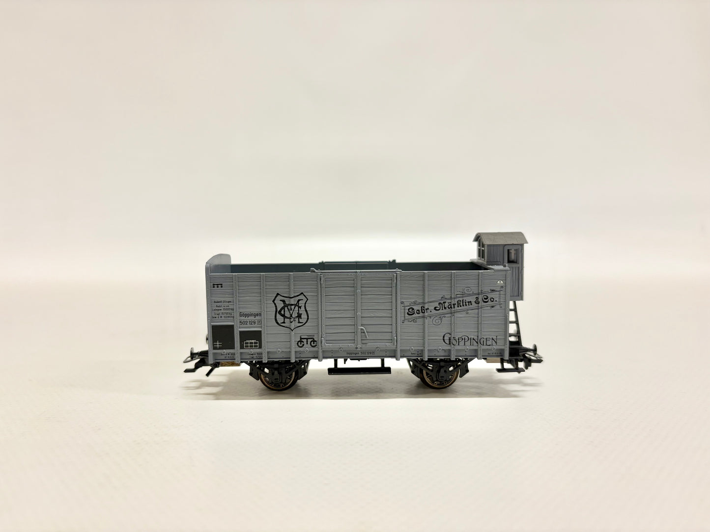 Märklin 48915 SoMo Hochbordwagen mit Bremserhaus Güterwagen AC H0