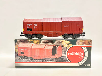 Märklin 5878 Teleskophaubenwagen Güterwagen DB Spur 1