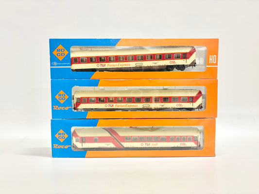 Roco 4227A 4226A Personenwagen TUI-Ferienexpress AC H0