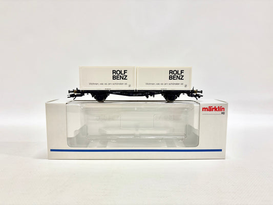 Märklin 4850 Containerwagen Rolf Benz DB AC H0