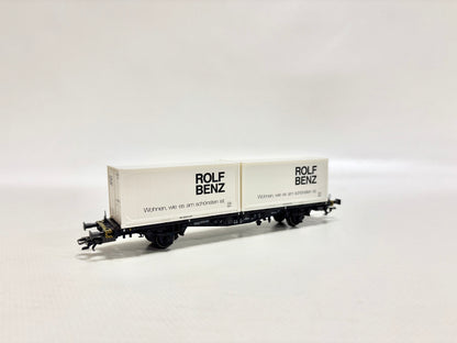 Märklin 4850 Containerwagen Rolf Benz DB AC H0