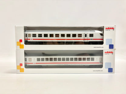 Märklin 40503 & 40500 IC Steuerwagen + Personenwagen mit Innenbeleuchtung DB AC H0