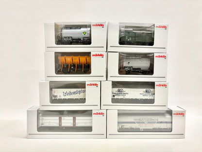Märklin 8x Insider-Wagen Güterwagen Konvolut DB H0