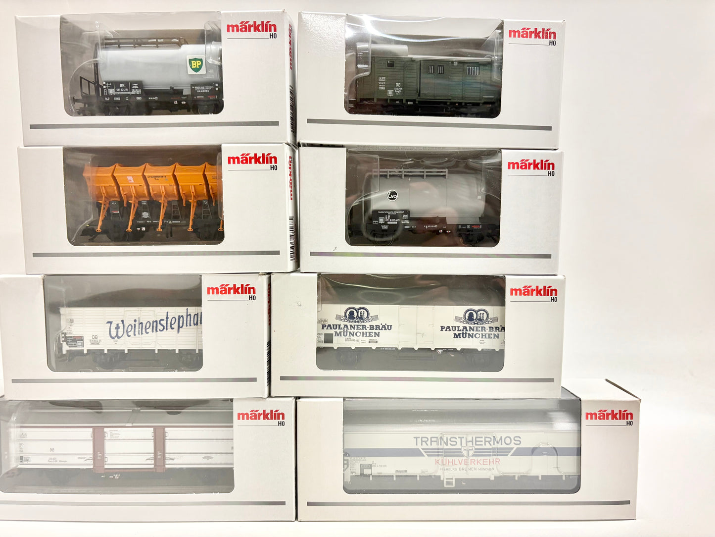 Märklin 8x Insider-Wagen Güterwagen Konvolut DB H0