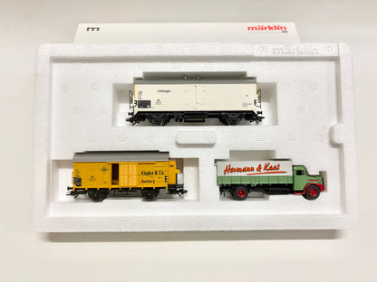 Märklin 47904 Wagen-Set "Kolonialwaren" Güterwagen DB AC H0