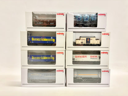 Märklin 8x Insider-Wagen Güterwagen Konvolut DB H0