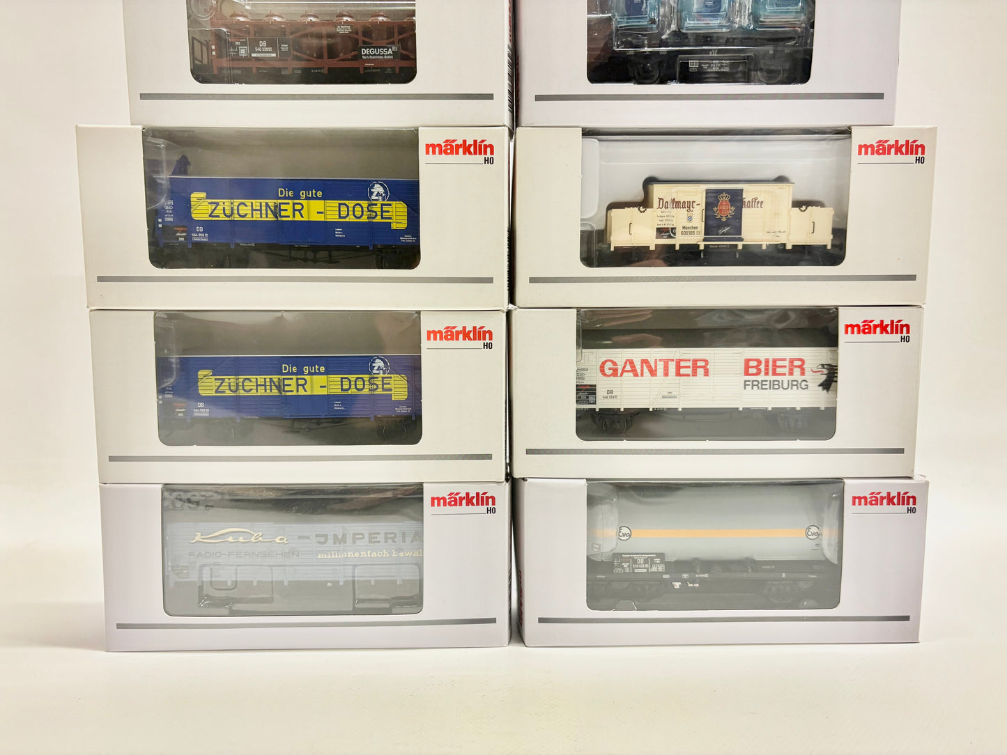 Märklin 8x Insider-Wagen Güterwagen Konvolut DB H0