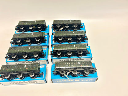 Märklin 8x 4004 4005 Abteilwagen Personenwagen Konvolut H0