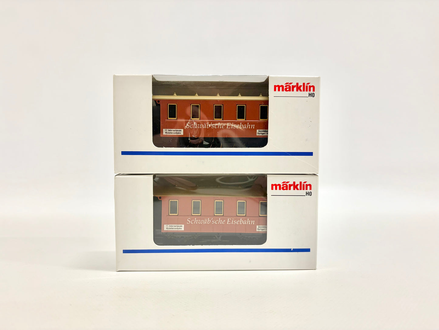 Märklin 2x 84039 Personenwagen "Schwäbsche Eisenbahn" SoMo AC H0