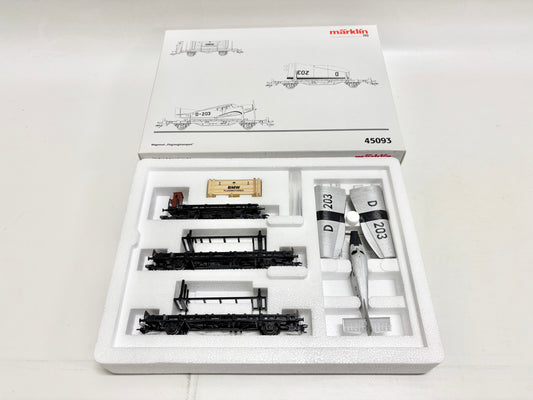 Märklin 45093 Wagen-Set Flugzeugtransport BMW AC H0