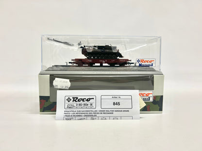 Roco Minitanks 841 845 883 885 826 Güterwagen beladen mit Militärfahrzeugen H0