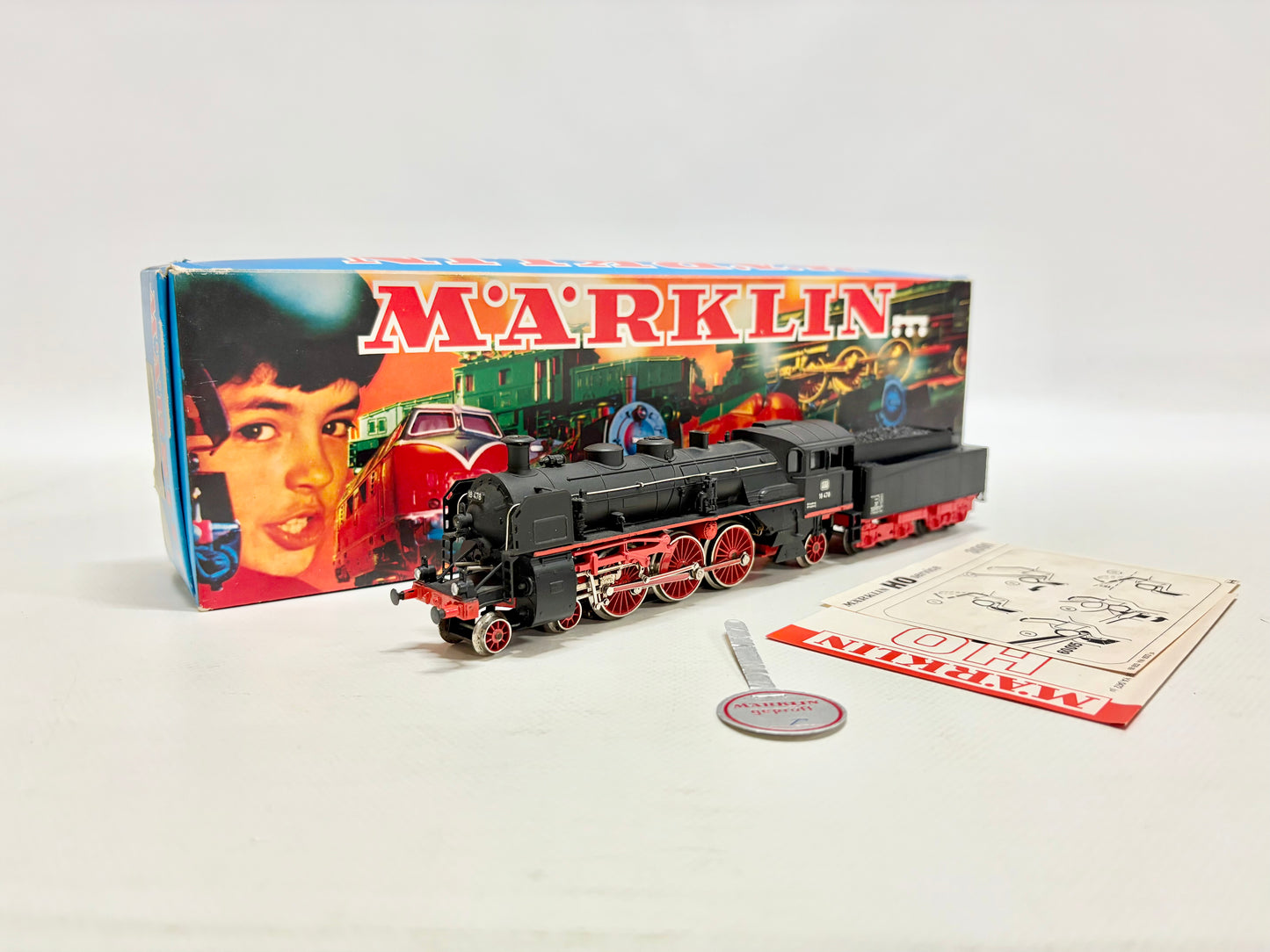 Märklin 3091 Dampflok mit Rauchsatz Br 18 478 DB AC H0