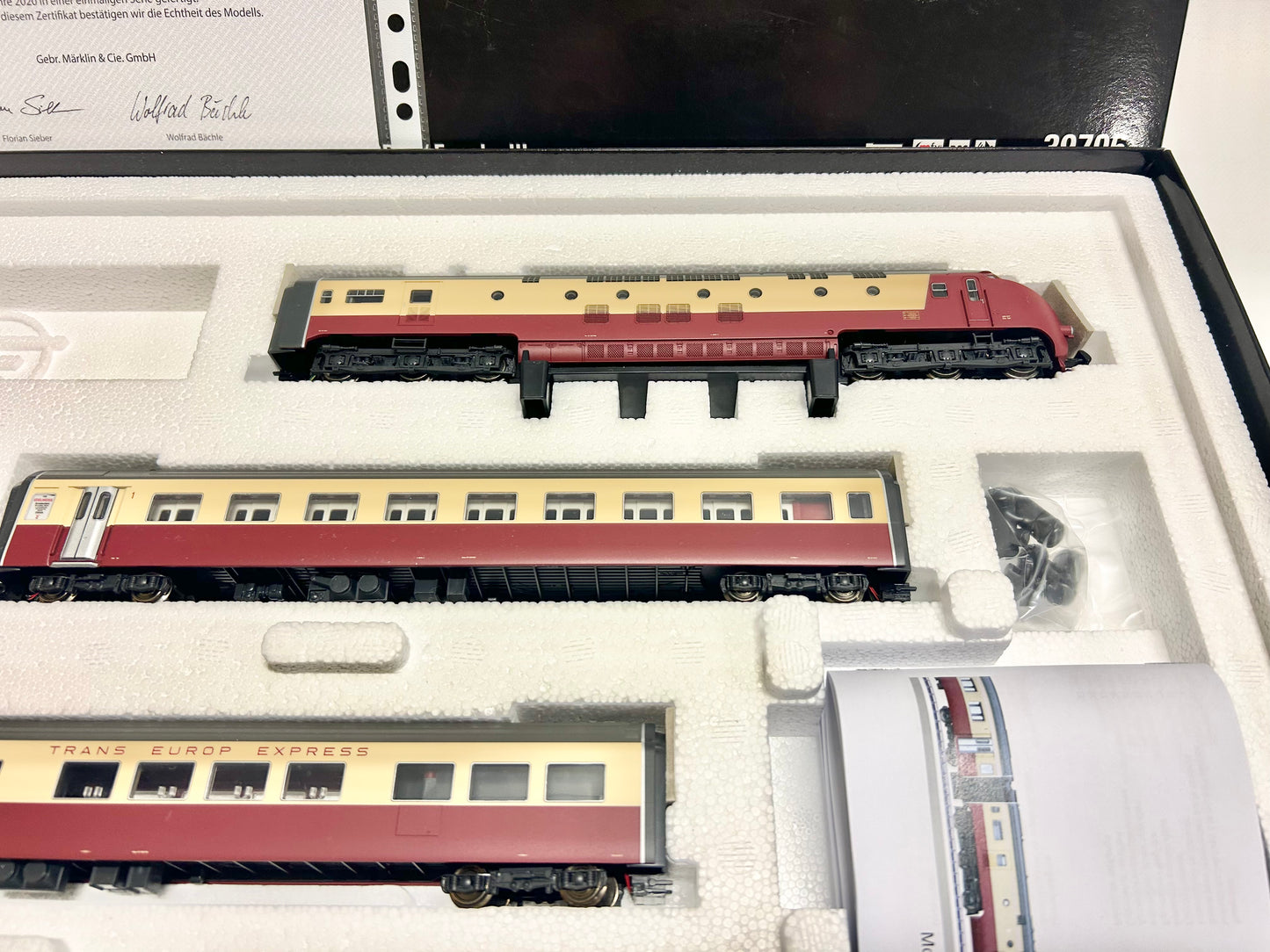 Märklin 39706 Mfx+ Digital + Sound TEE Edelweiss Triebwagen H0