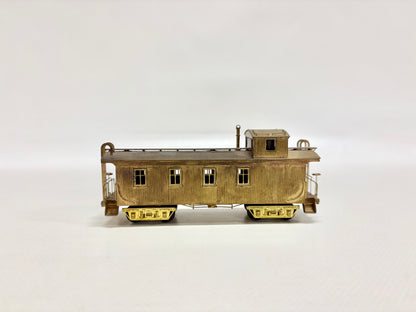 KMT SHM Güterwagen Caboose Güterzugbegleitwagen Messing USA DC H0