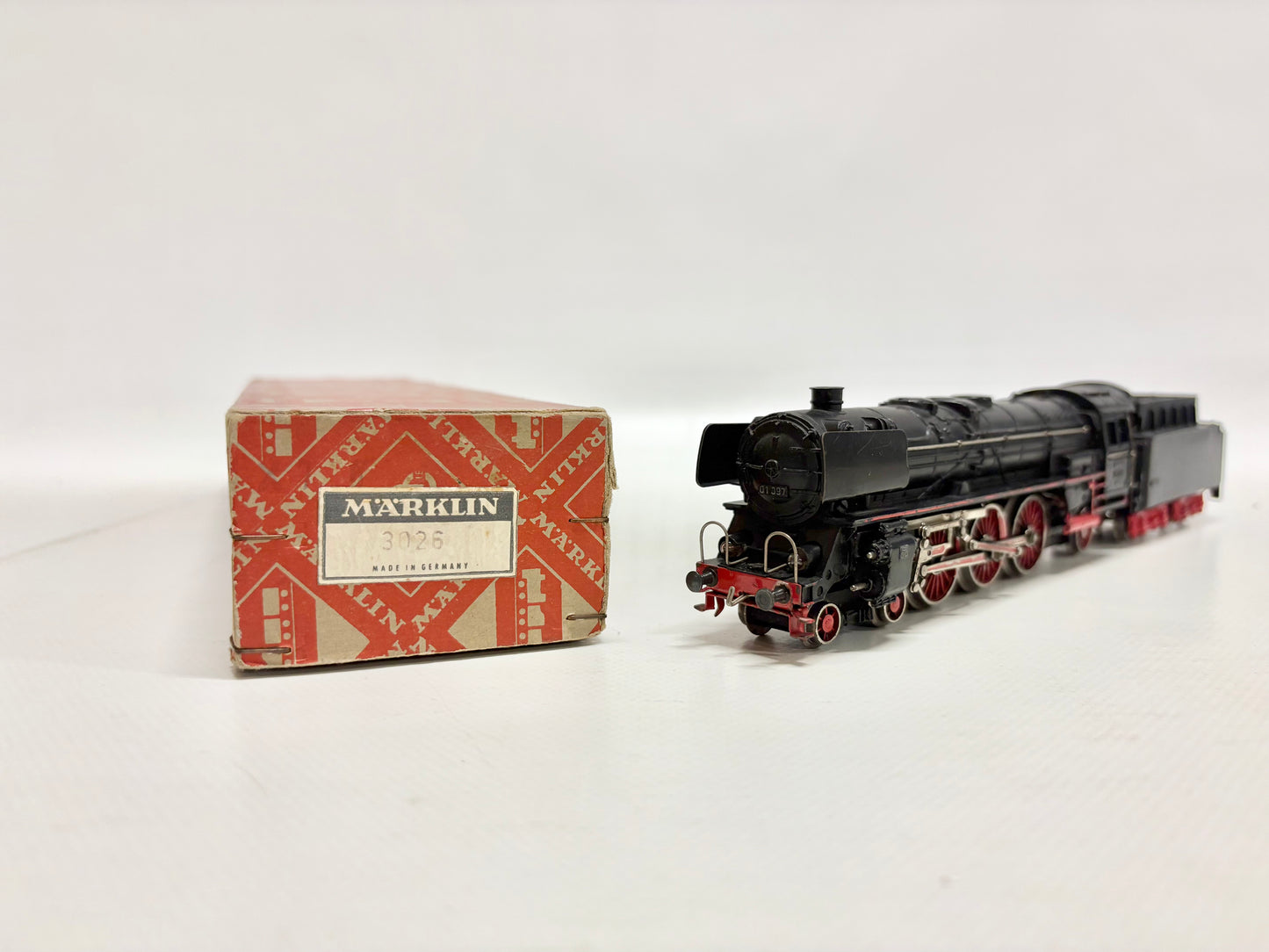 Märklin 3026 Dampflokomotive Br 01 097 mit Telex DB AC H0