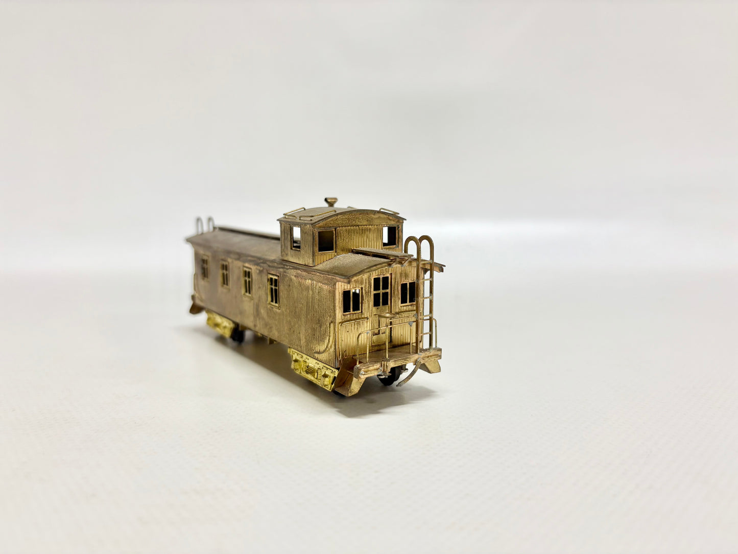 KMT SHM Güterwagen Caboose Güterzugbegleitwagen Messing USA DC H0