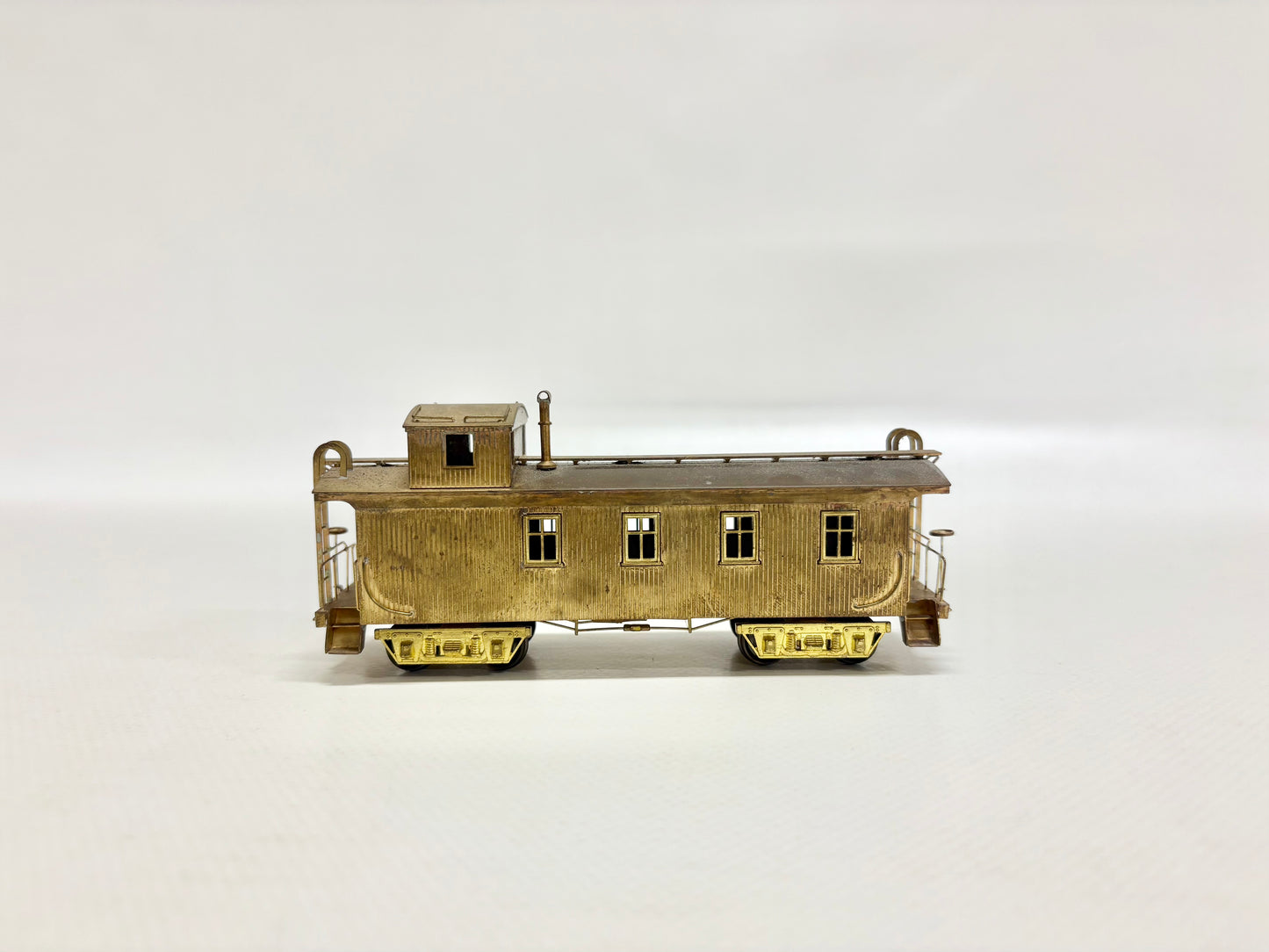 KMT SHM Güterwagen Caboose Güterzugbegleitwagen Messing USA DC H0