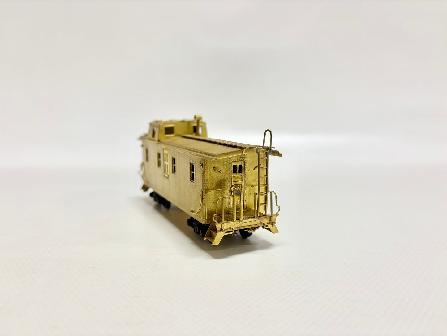 Unbekannt Güterwagen Caboose Güterzugbegleitwagen Messing USA DC H0